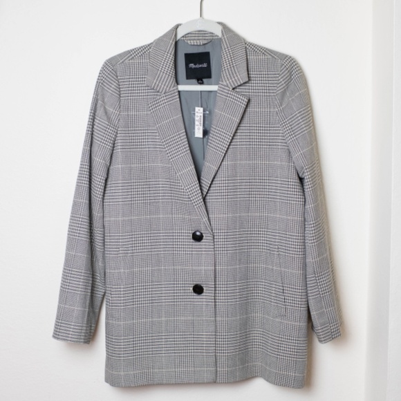 NWT Madewell The Dorset Blazer in Galloway Plaid - Picture 3 of 7
